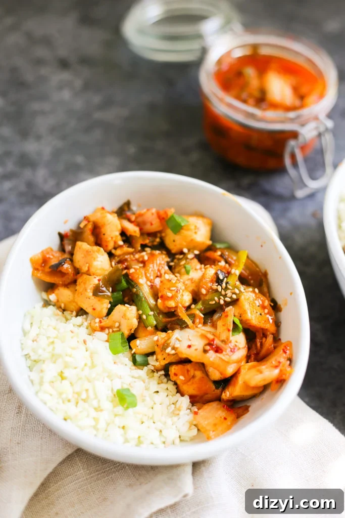 Korean Kimchi Chicken Stir-Fry Recipe 3 Chicken and Kimchi Stir Fry