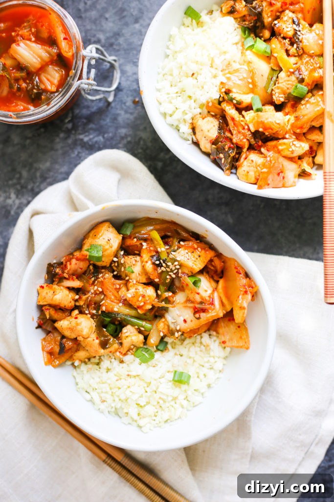 Korean Kimchi Chicken Stir-Fry Recipe 4 Chicken and Kimchi Stir Fry