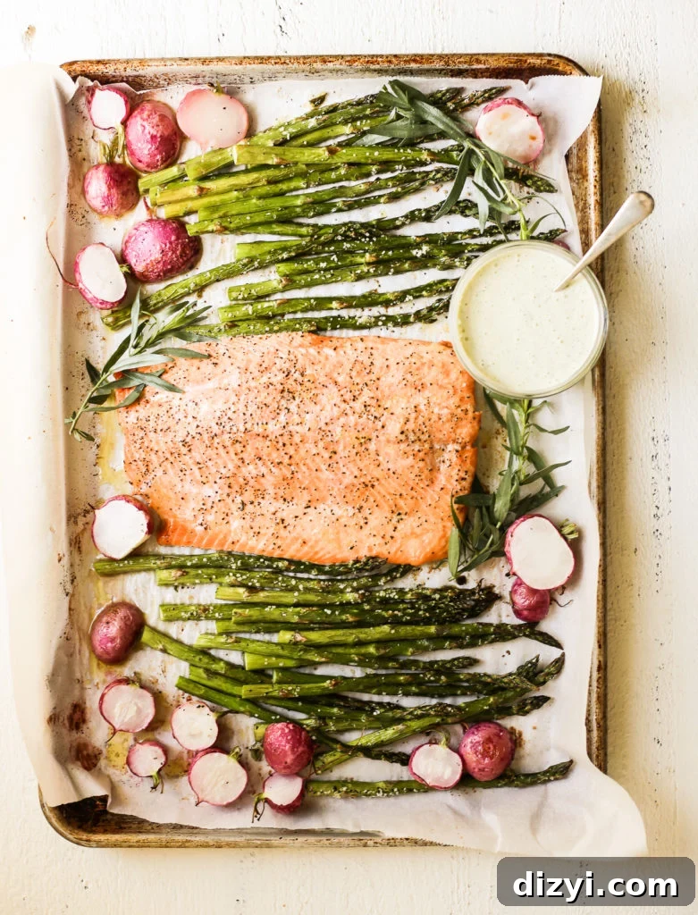 Spring Sheet Pan Salmon