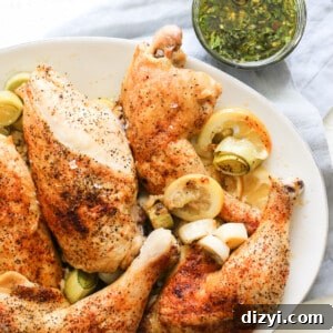 Sheet-Pan Roasted Chicken with Leeks and Tarragon Chimichurri 4 img 10461 4