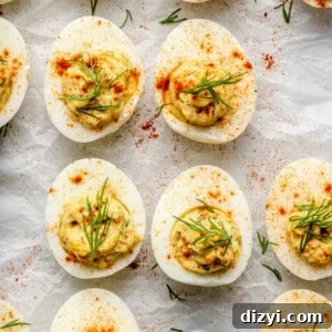 Classic Deviled Eggs Recipe with Creamy Tangy Filling 4 Deviled Eggs