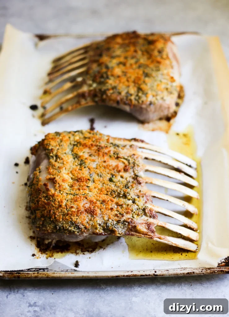 Easy Herb-Crusted Rack of Lamb