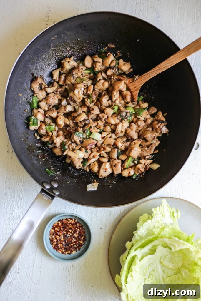 Chopped Chicken Cabbage Wraps