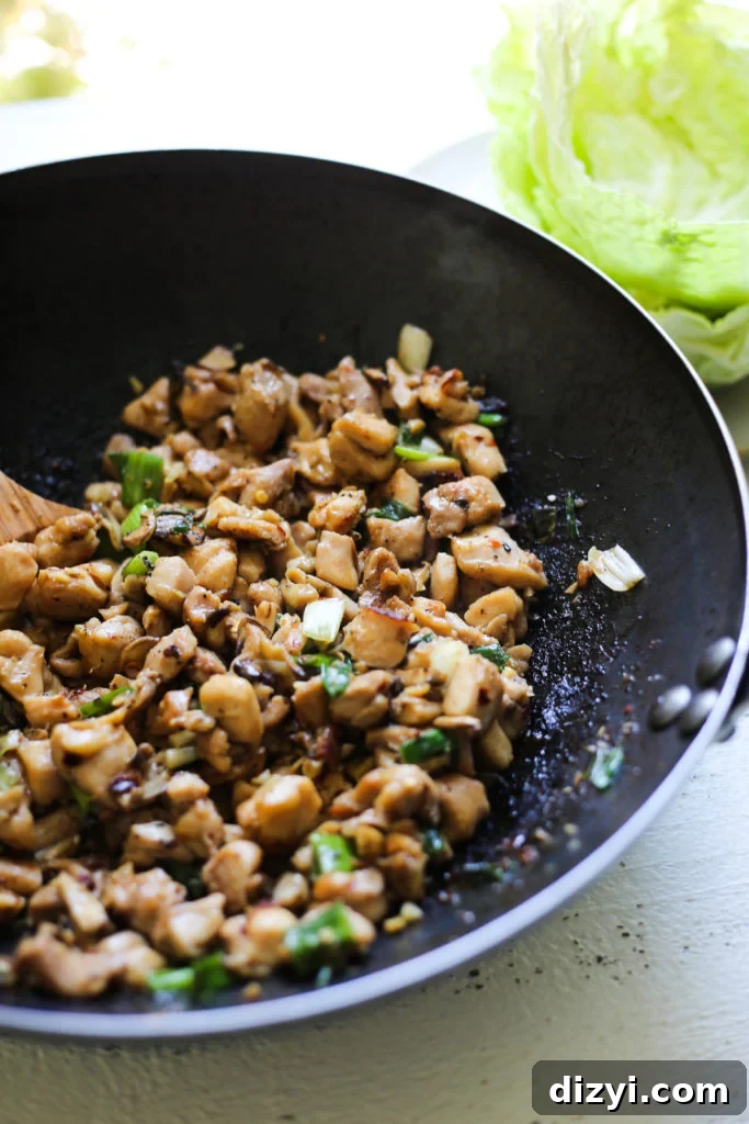 Chopped Chicken Cabbage Wraps