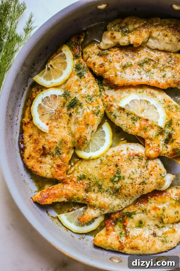 Skillet Lemon and Dill Chicken