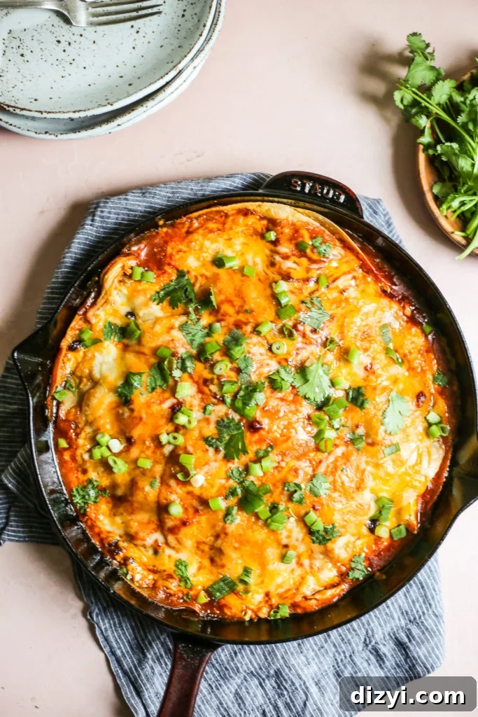 Chipotle Chicken Enchilada Skillet