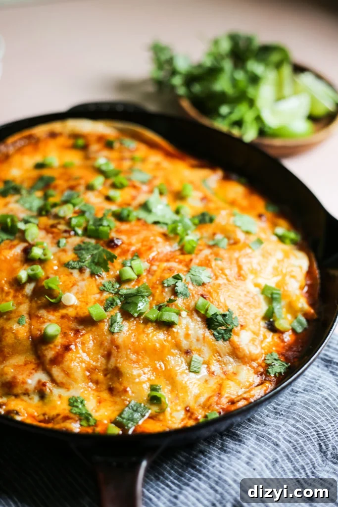 Chipotle Chicken Enchilada Skillet