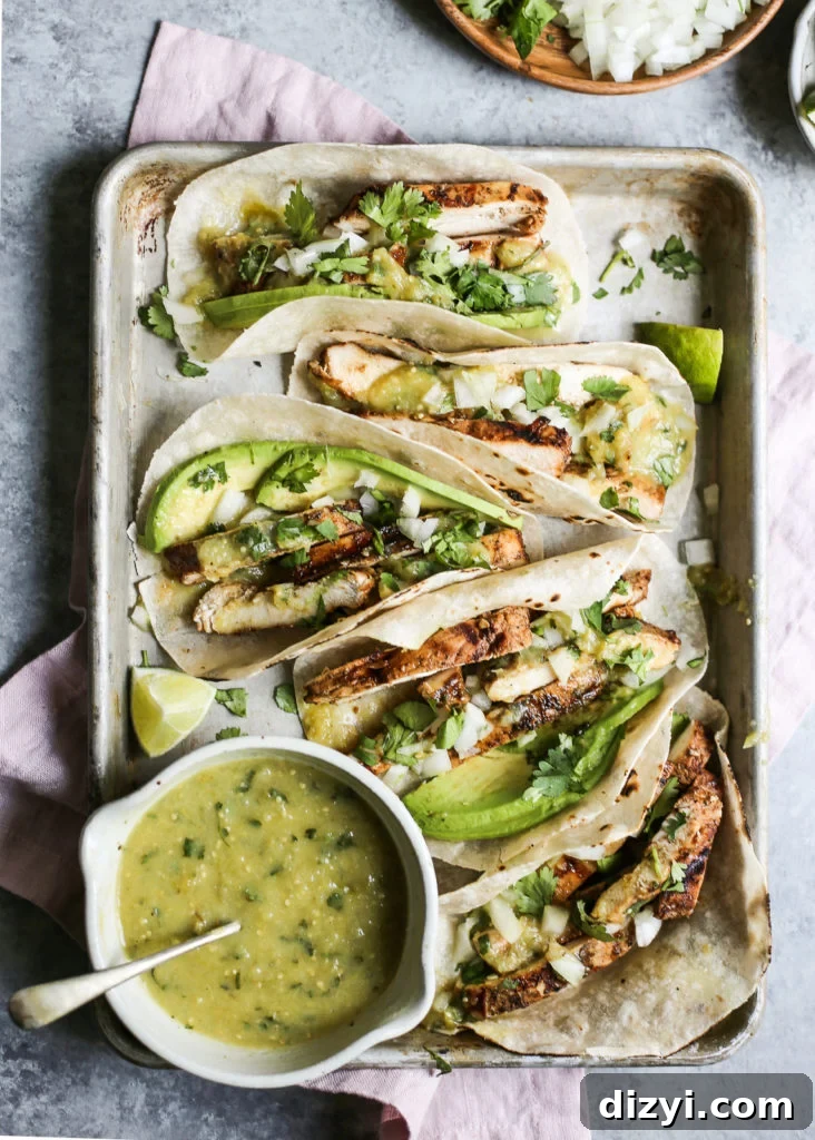 Grilled Chili Chicken Tacos