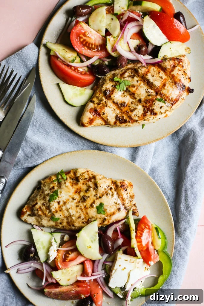 Greek Style Marinated Chicken with Lemon and Oregano 3 Greek Style Marinated Chicken