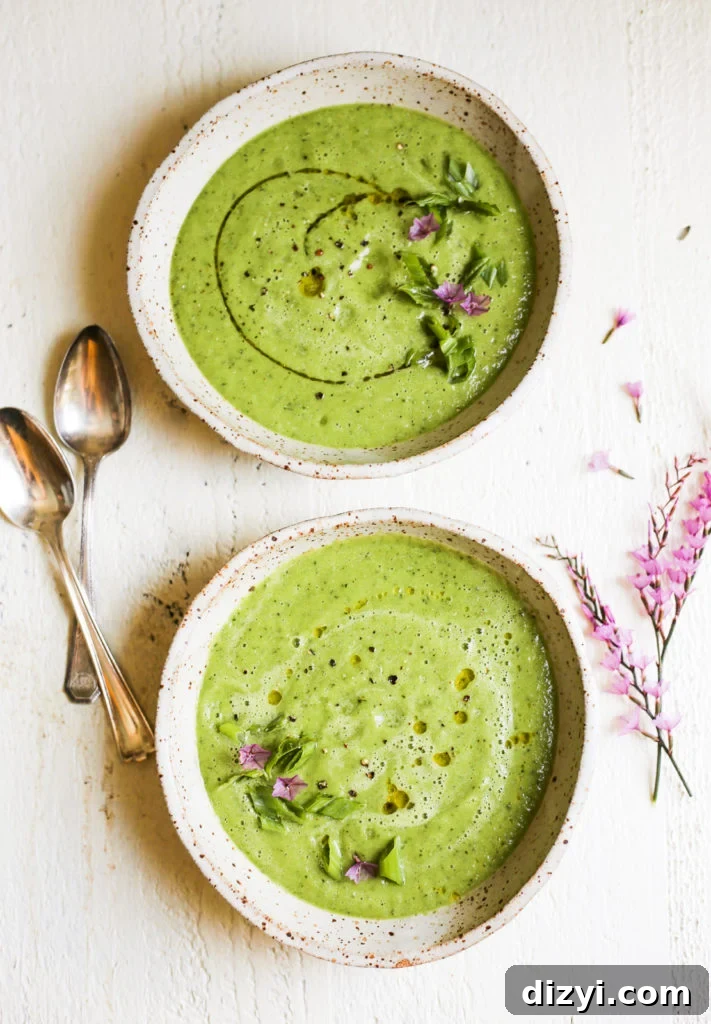 Chilled Cucumber and Basil Gazpacho Recipe 5 Cucumber-Basil Gazpacho