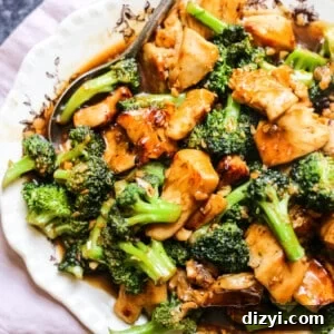 Chinese Chicken and Broccoli - plate