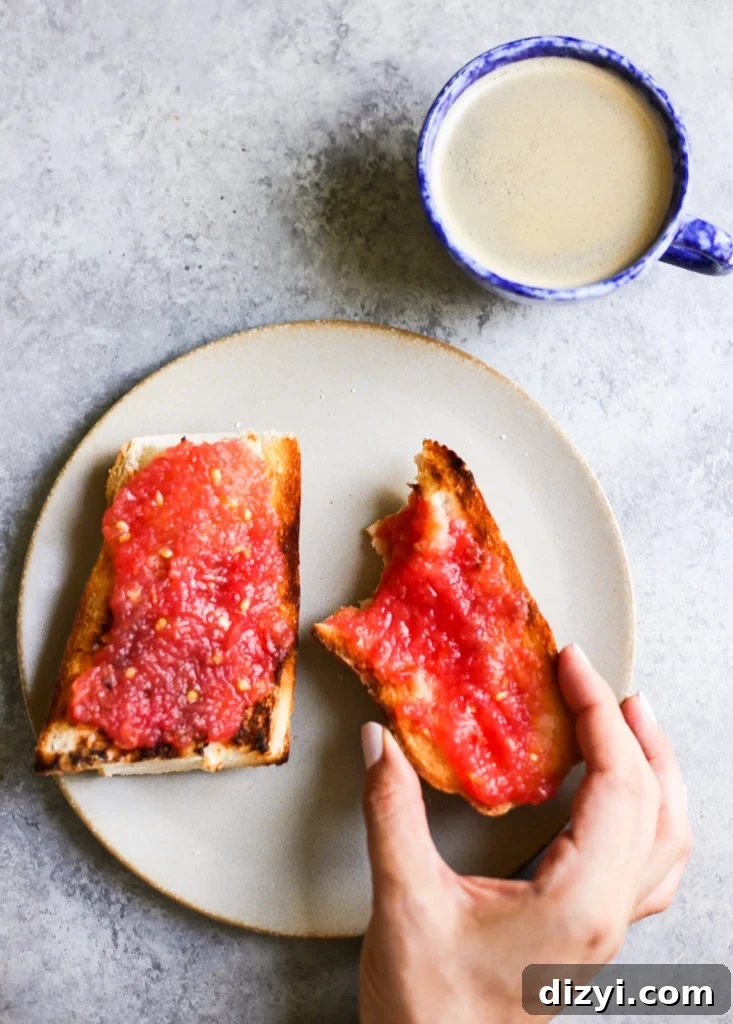Pan con Tomate
