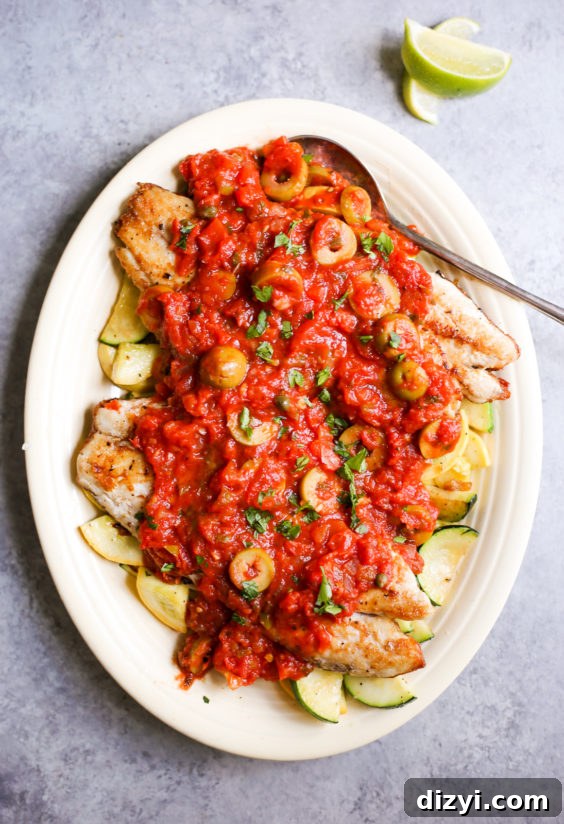 Red Snapper a la Veracruzana