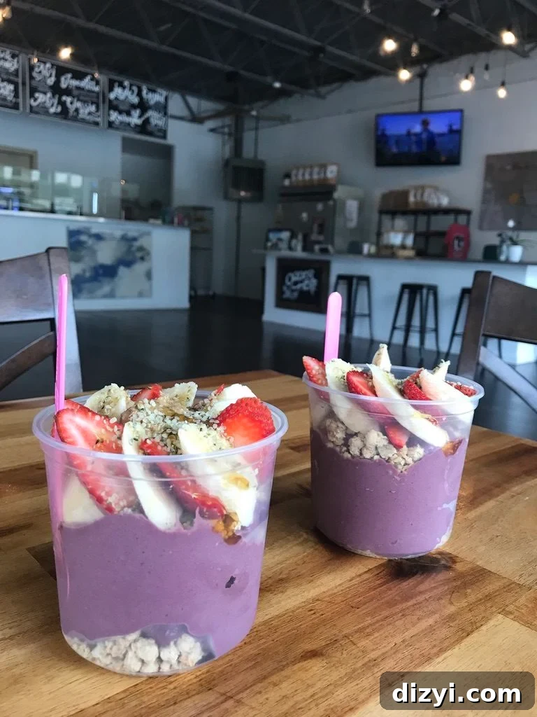 Acai bowls from Rise Up