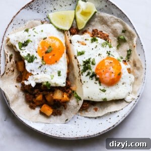 Chorizo Con Papas Breakfast Tacos