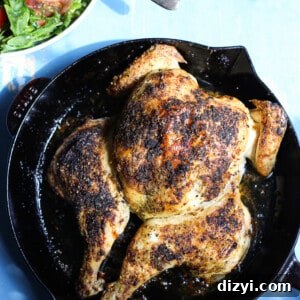 Sliced roasted chicken ready to serve