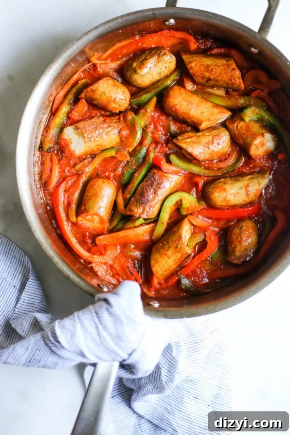 One-Pan Sausage and Bell Pepper Skillet Recipe 2 Sausage and Bell Pepper Skillet