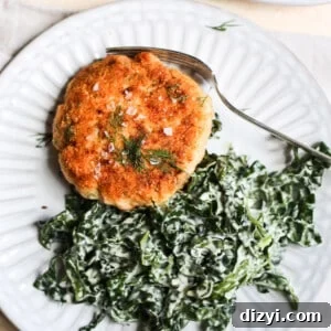Salmon Burger Kale Caesar Salad