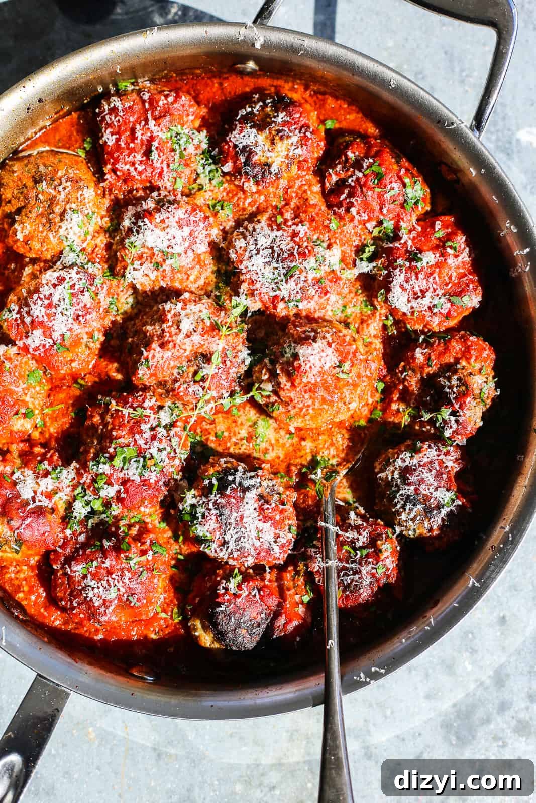 Italian Oven-Baked Meatballs Recipe 3 Meatballs Al Forno