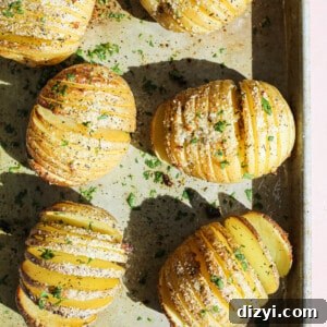Herbed Hasselback Potatoes