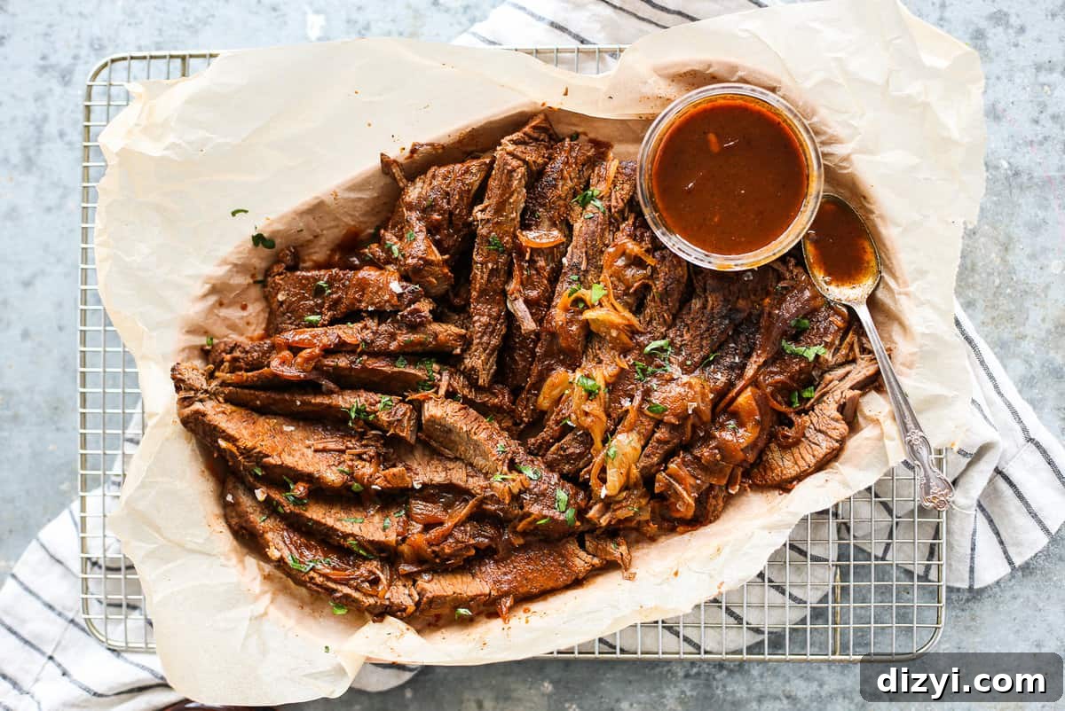 Fall-Apart Bourbon Braised Brisket Recipe 2 Bourbon Braised Brisket