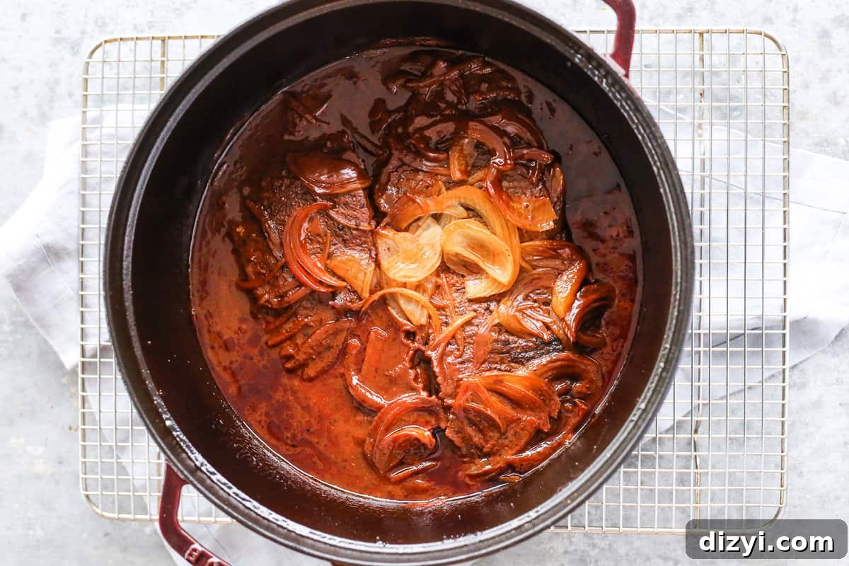 Fall-Apart Bourbon Braised Brisket Recipe 3 Bourbon Braised Brisket