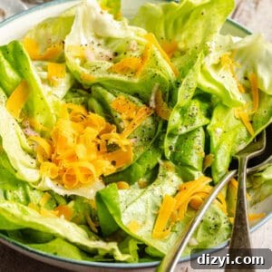 Bibb Lettuce Salad with Black Truffle Vinaigrette and Mimolette Recipe 5 Bibb Salad with Black Truffle Vinaigrette + Mimolette