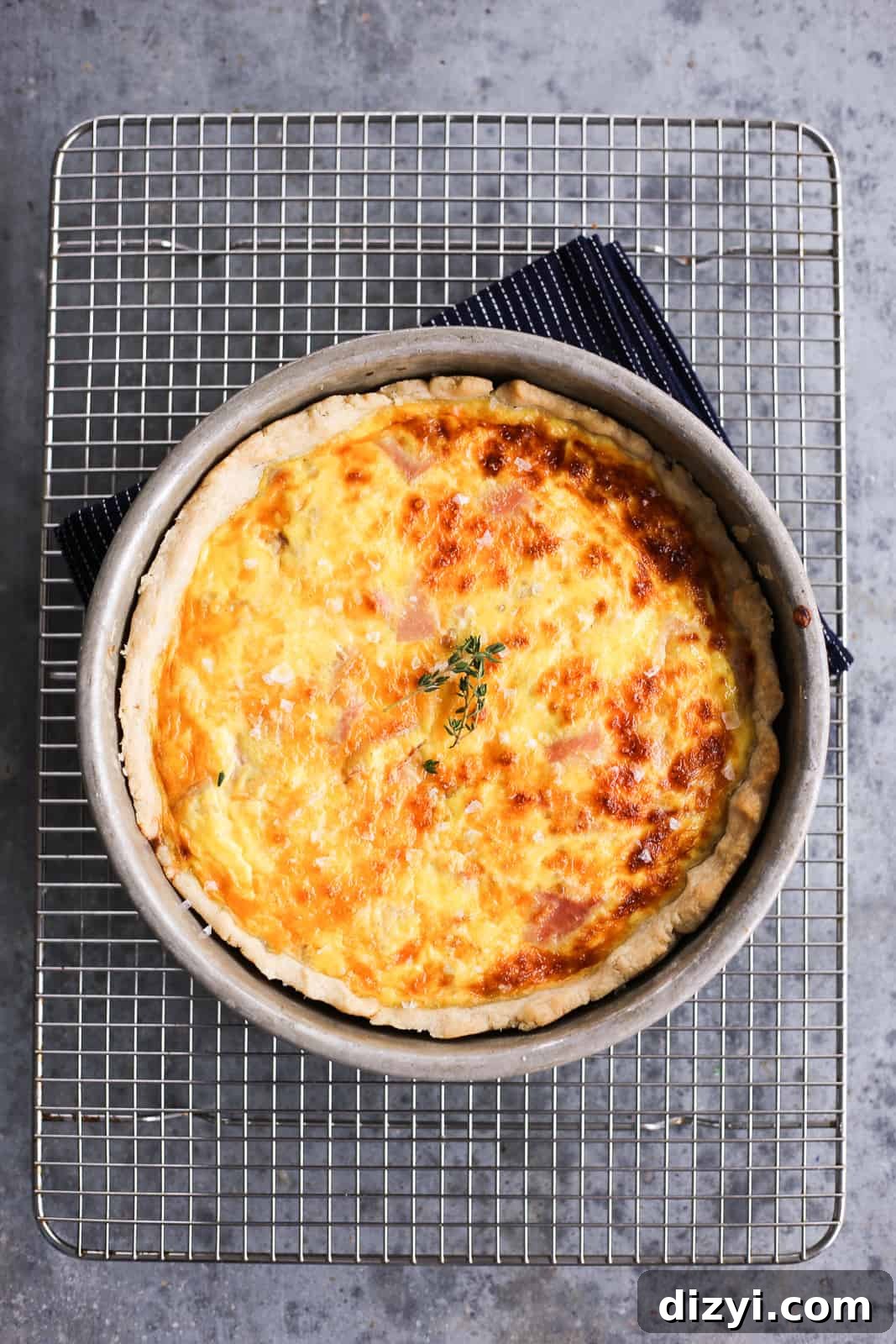 gluten-free ham and cheese quiche