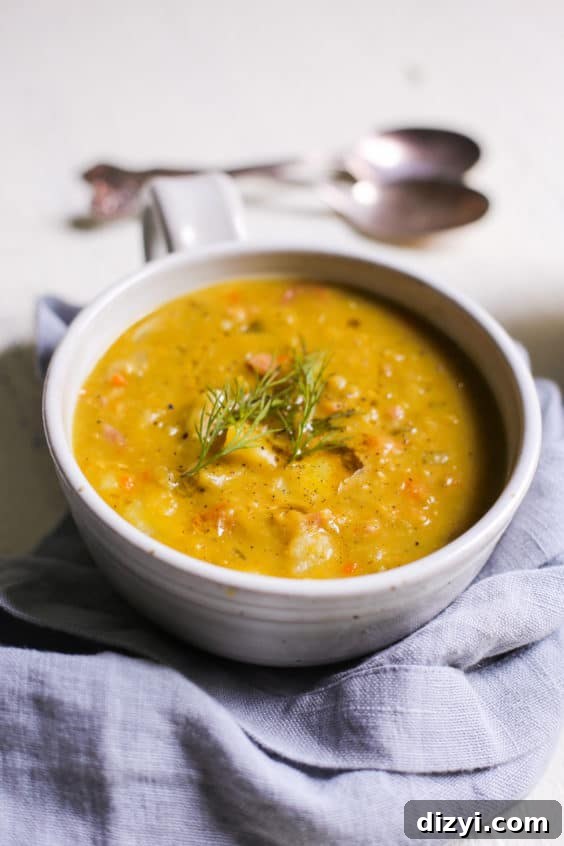 split pea soup with ham