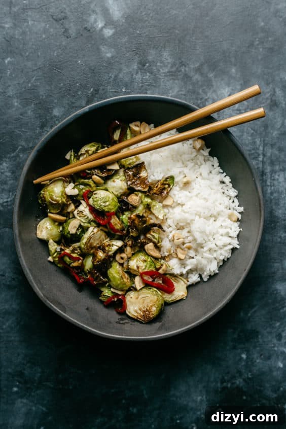 kung pao brussels sprouts