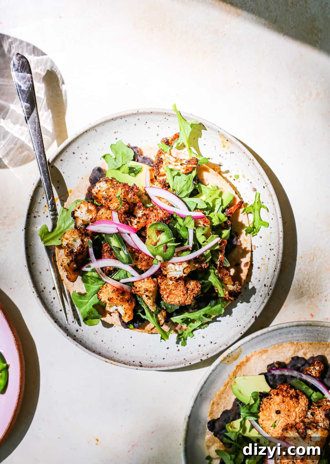 Chipotle Cauliflower Tostadas