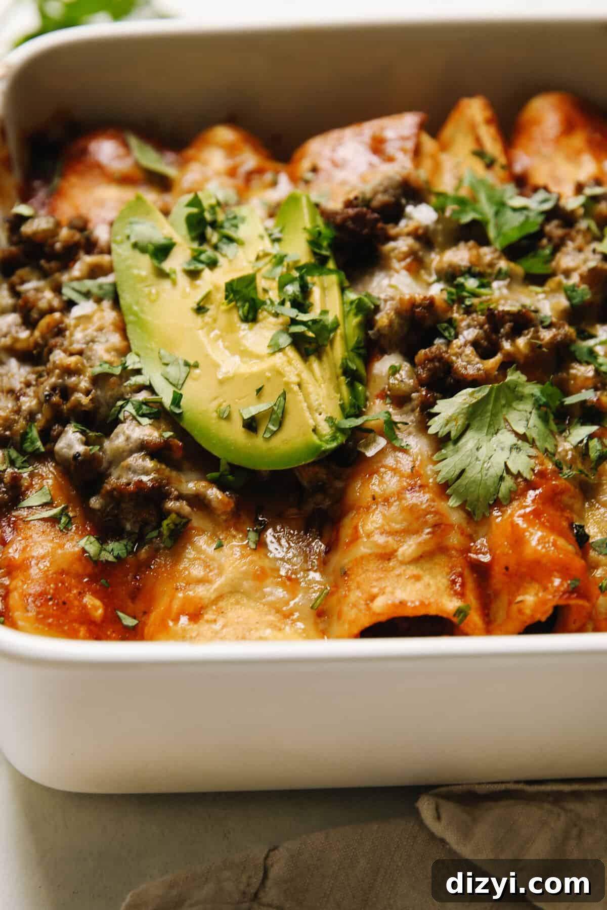 enchiladas con carne