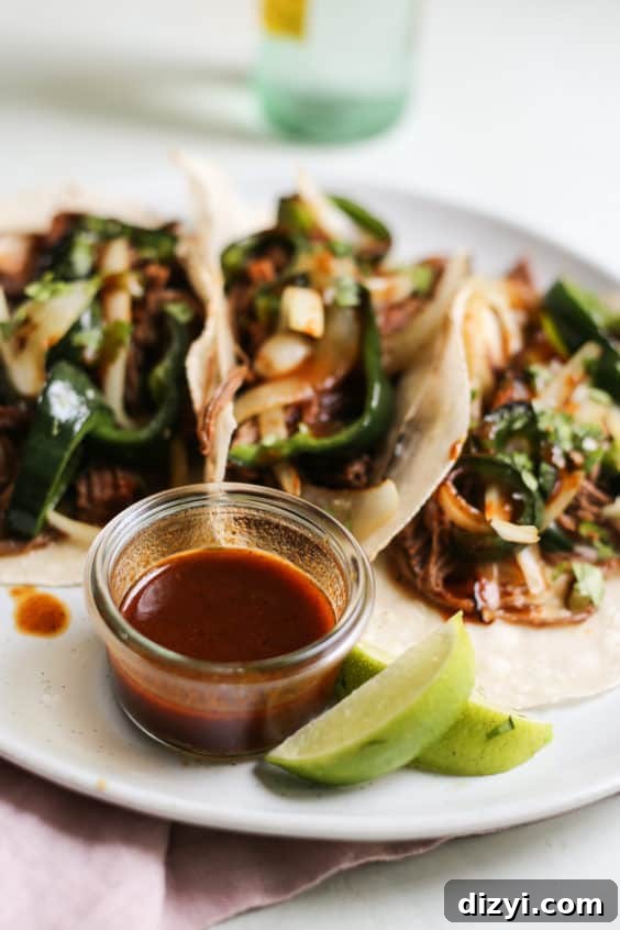 instant pot texas-style brisket tacos