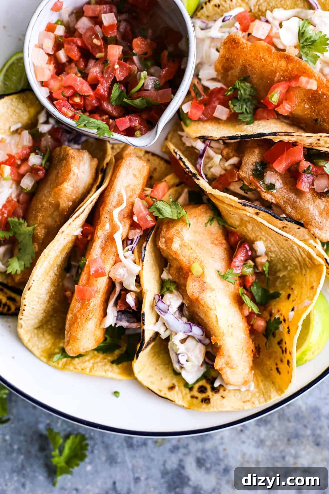 Paleo Battered Fish Tacos