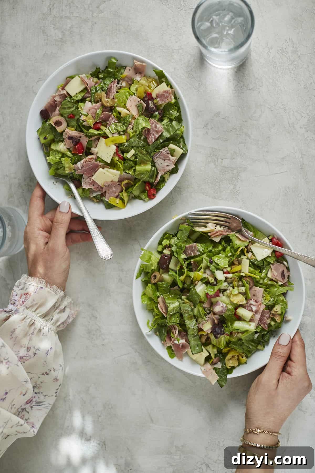 chopped muffuletta salad