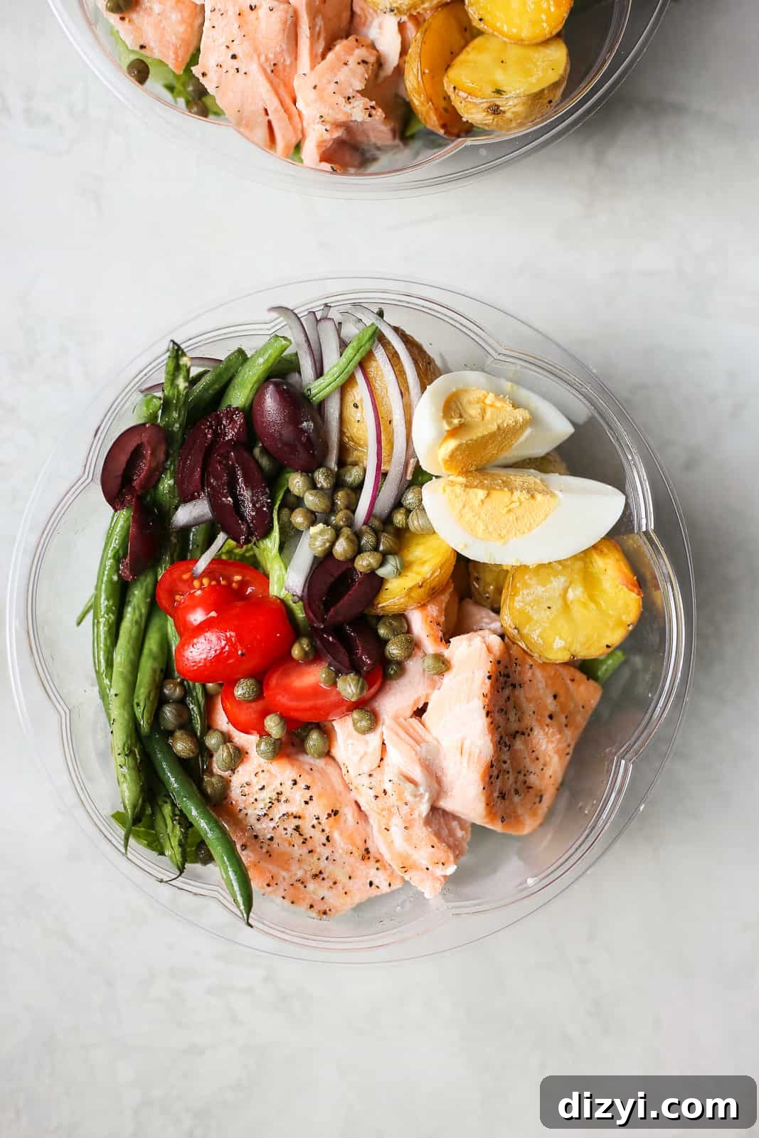 Protein-Packed Salad Recipes to Keep You Full 23 sheet pan salmon nicoise salad