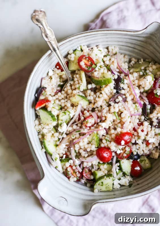 Protein-Packed Salad Recipes to Keep You Full 32 mediterranean israeli couscous salad