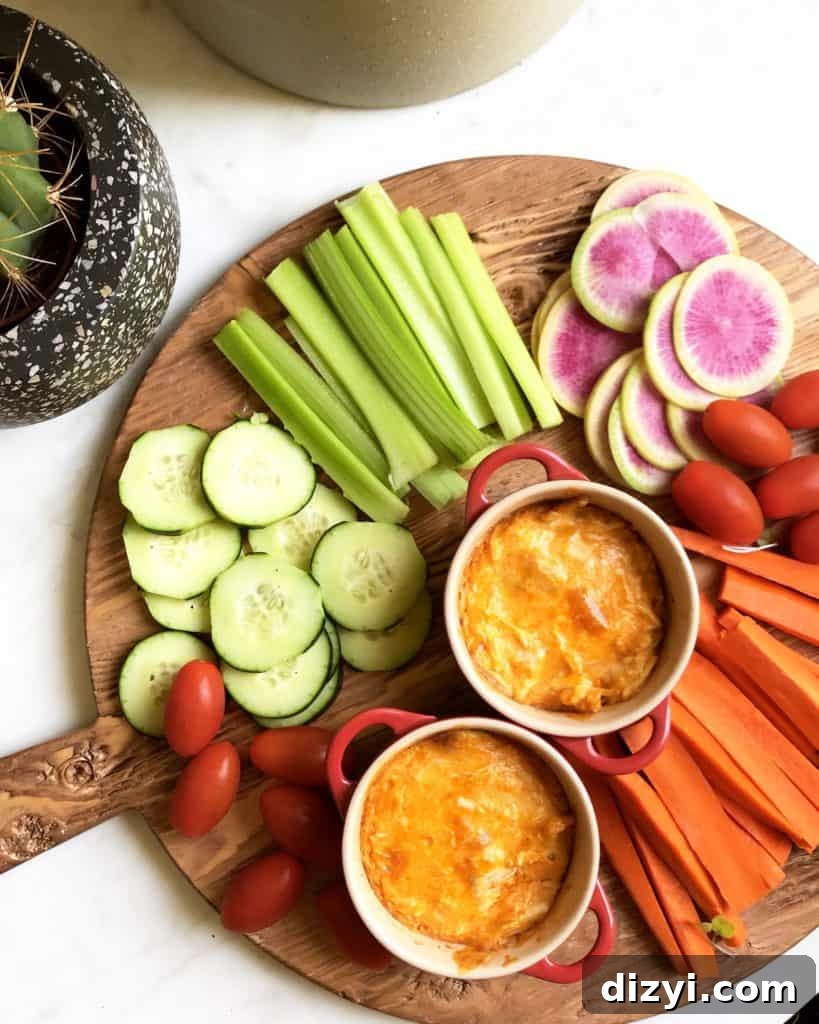 3-ingredient buffalo chicken dip