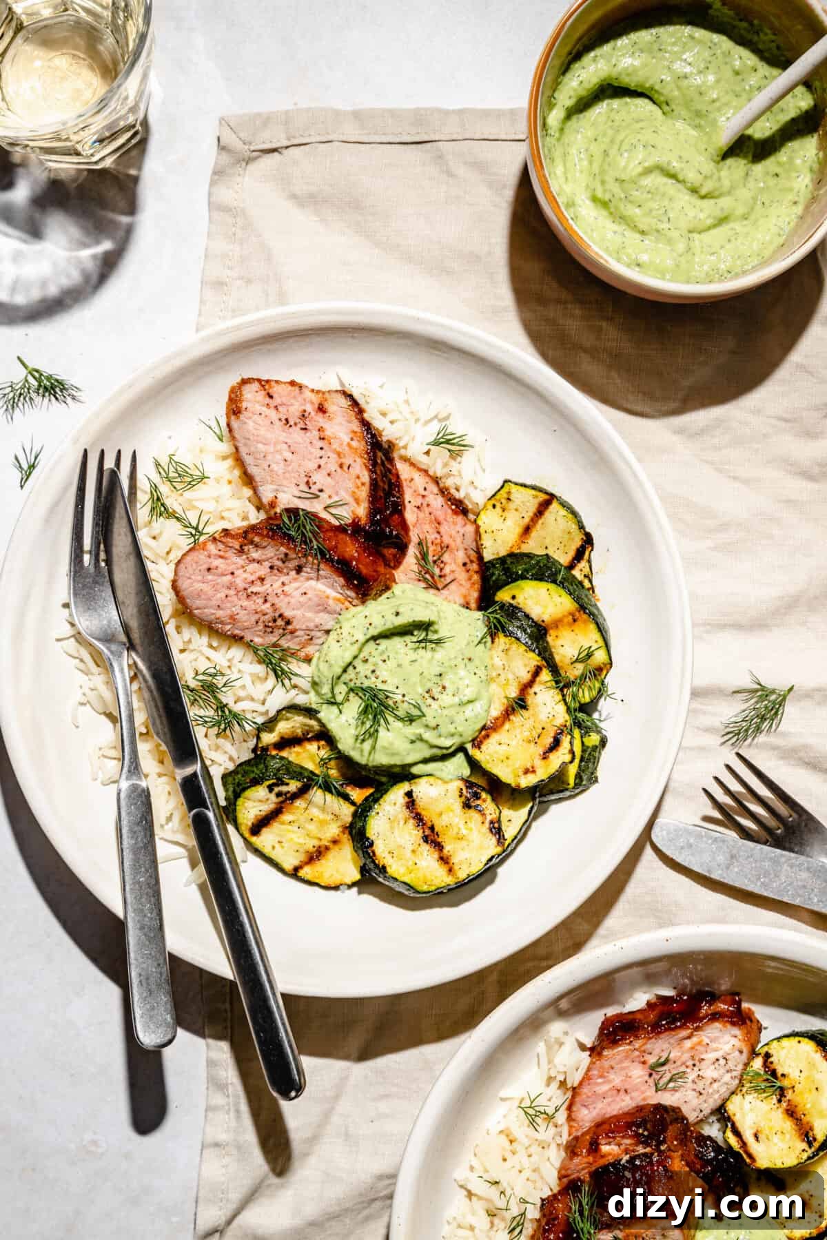 Father's Day Dinner Ideas Dad Will Love 5 BBQ Glazed Pork Tenderloin with Avocado Crema