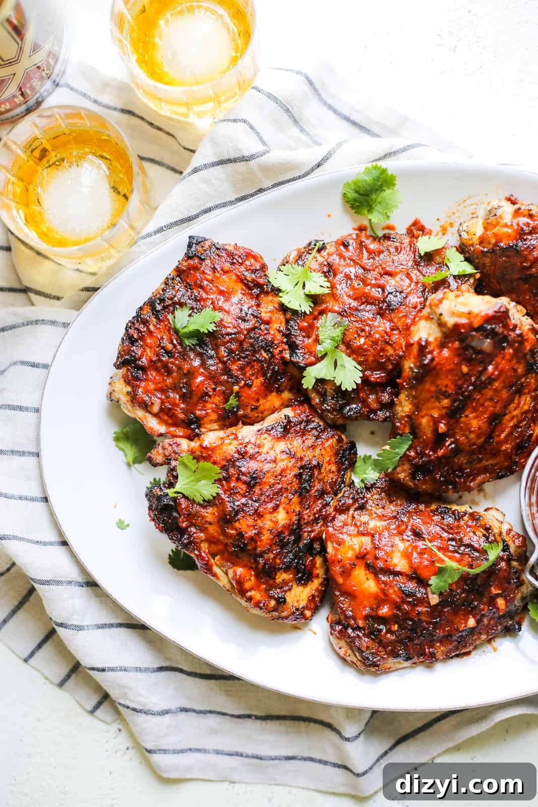 grilled chicken with chipotle-whiskey bbq sauce