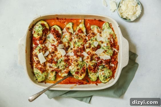 Dinner Drop-Off Service for Busy Families 30 Lasagna-Stuffed Zucchini Boats