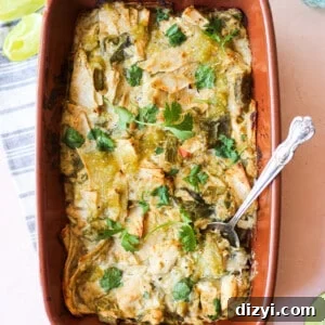 Hatch Chile Enchilada Casserole