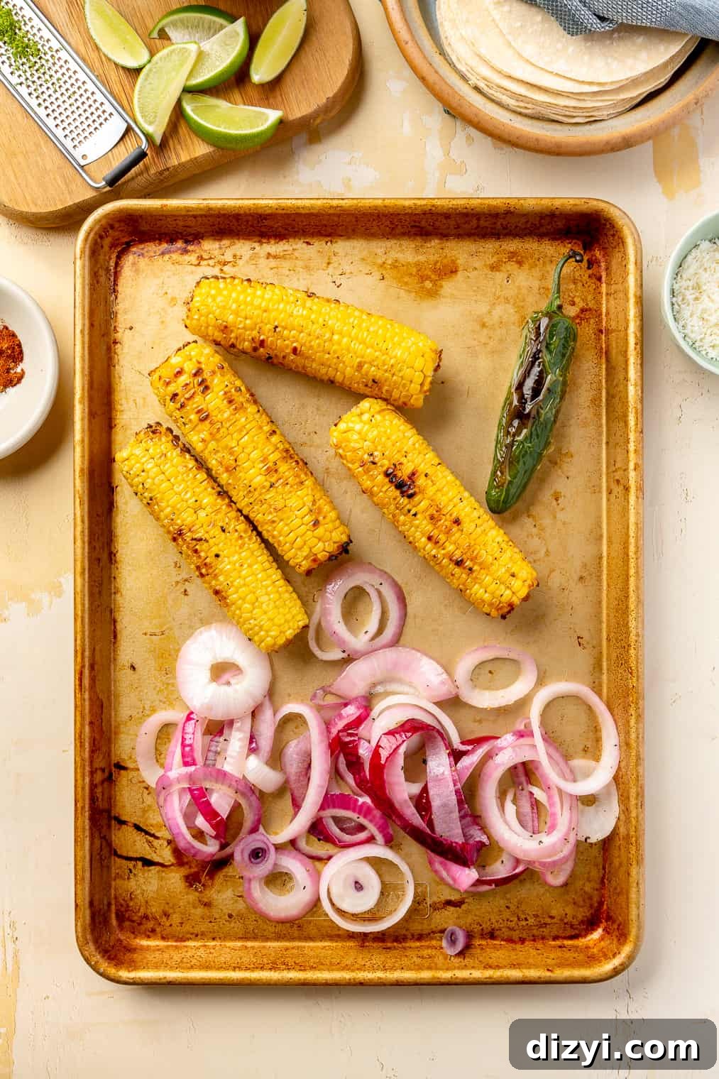 Seared Chicken Tacos with Smoky Street Corn Salsa 5 Seared Chicken Tacos with Street Corn Salsa