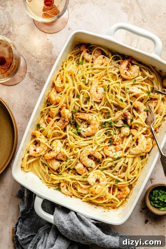 Oven-Roasted Shrimp Scampi