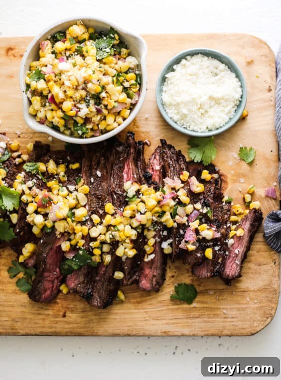Grilled Steak with Corn Salsa