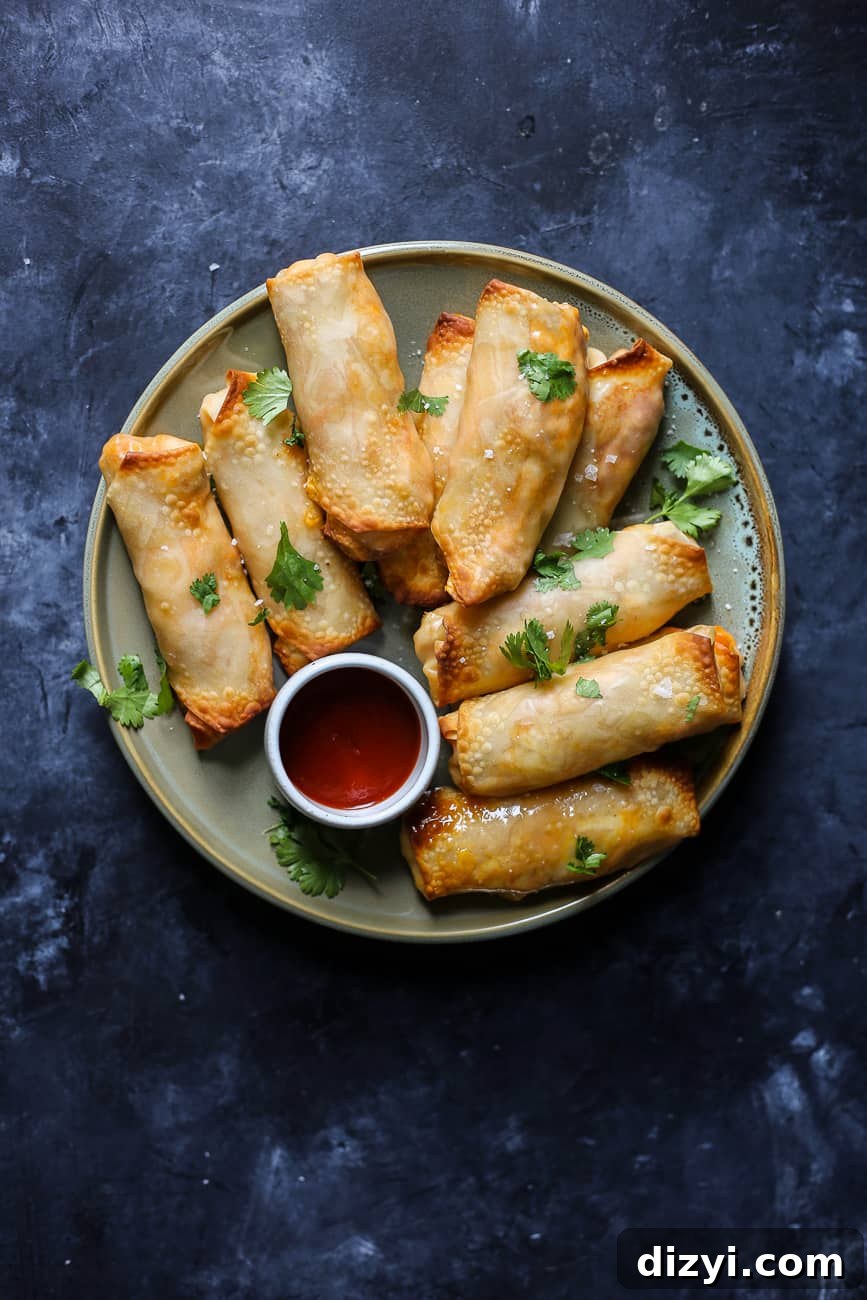5-Ingredient Jalapeño-Chicken Egg Rolls