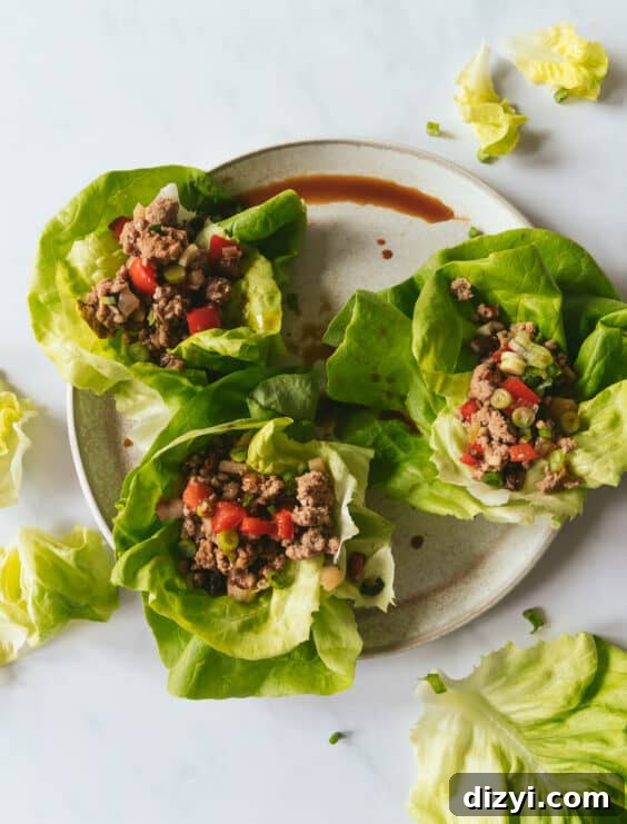 Whole30 Chicken Lettuce Cups