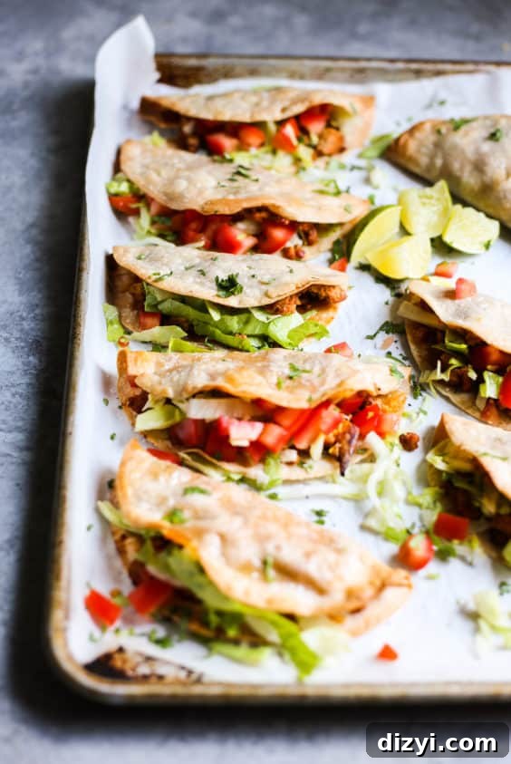 Crunchy Baked Turkey Tacos