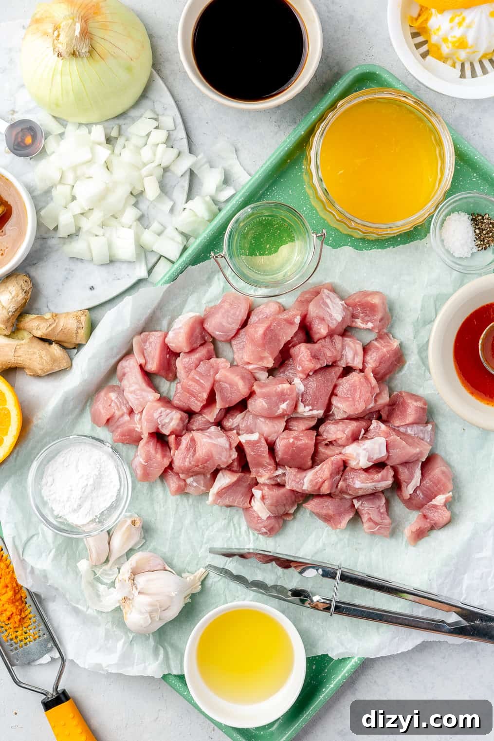 Honey-Orange Glazed Pork Stir Fry