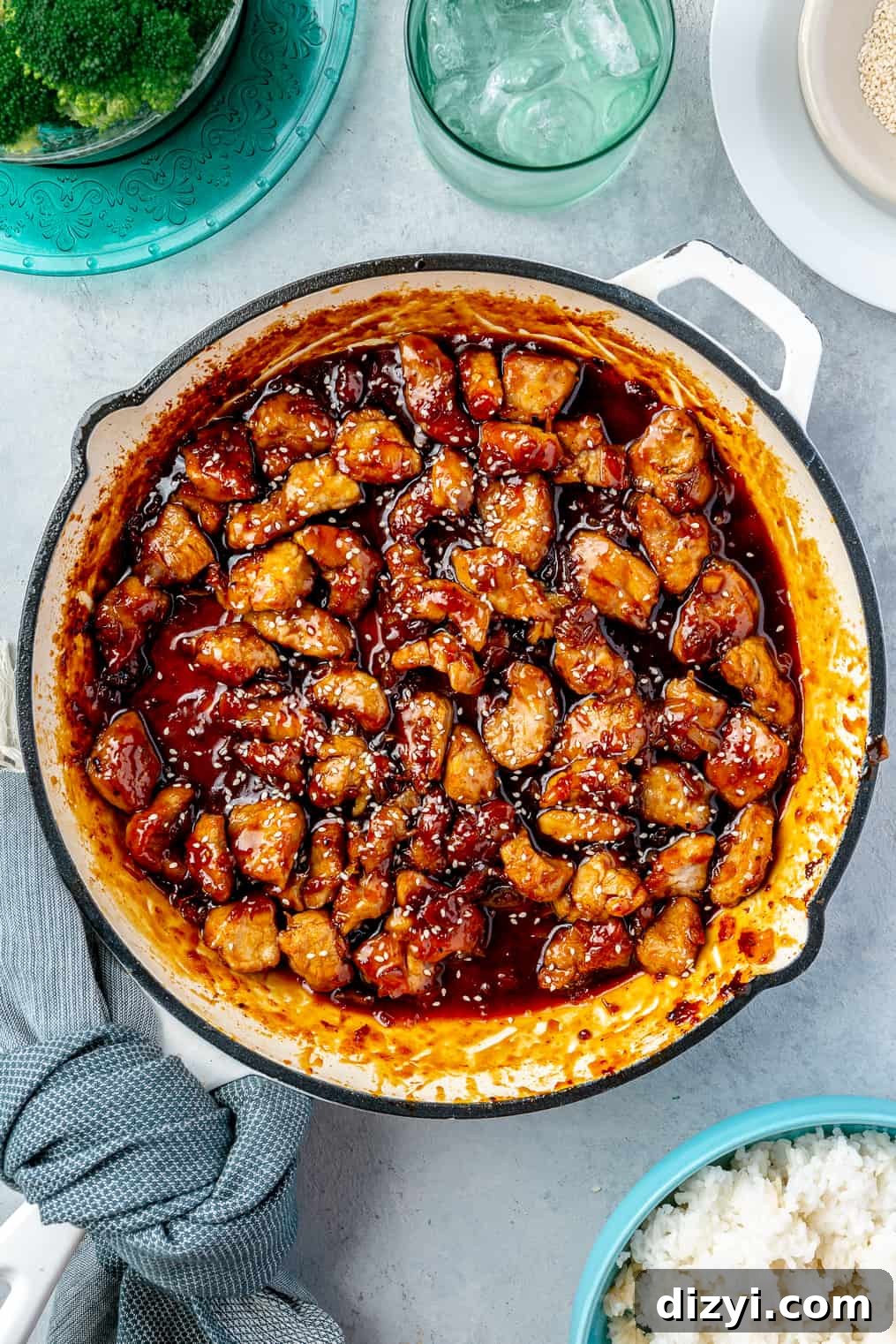 Honey-Orange Glazed Pork Stir Fry